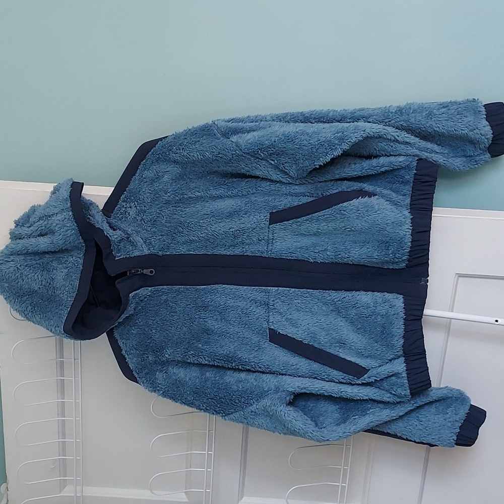 Girlfriend Collective Cascade Recycled Fleece Paneled Bomber Hooded Athletic Run